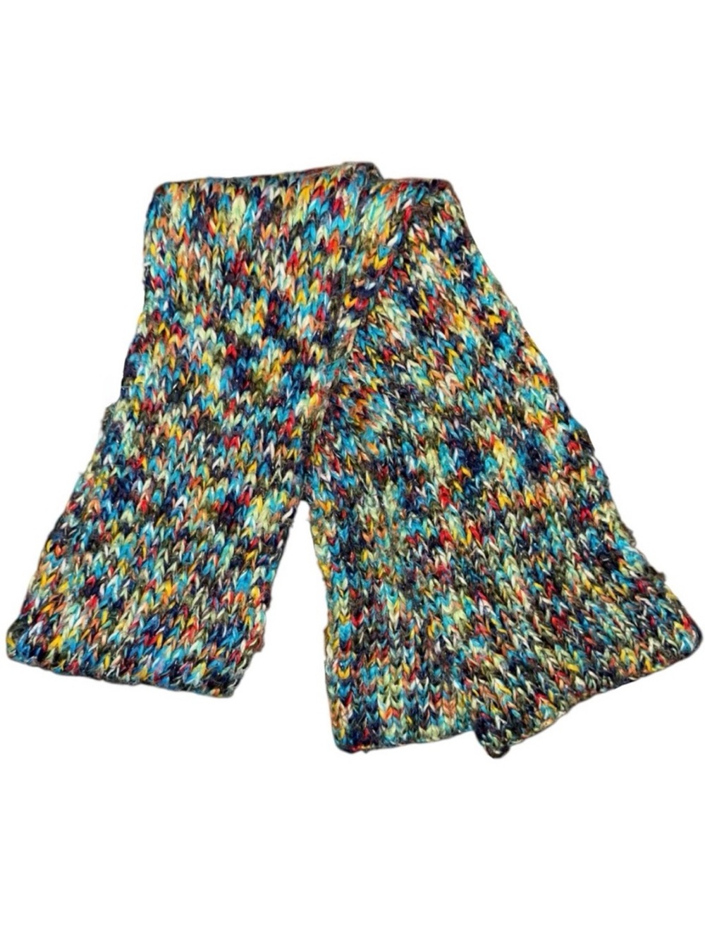 Multicolor Knit Scarf - Picture 1 of 3